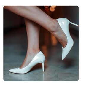 JENN ARDOR Women's Comfortable Stiletto Pumps 3” Elegant Cream